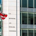 U.S. Securities and Exchange Commission building with flag