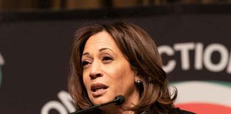 Kamala’s TOXICITY Makes Democrats DO THIS! woman speaking at a podium with microphone