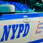 She Grabbed A Boy From His Grandma — She Picked The Wrong FAMILY NYPD patrol car side with blue stripe and door lettering