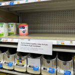 Remember The FORMULA Shortage? — The Bill Just Came Due Store shelf with mostly empty baby formula section and limit notice