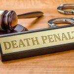 BREAKING — TV Star Condemned to DEATH! Gavel, handcuffs, and a nameplate reading death penalty on a wooden desk