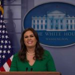 woman speaking at a White House press briefing podium