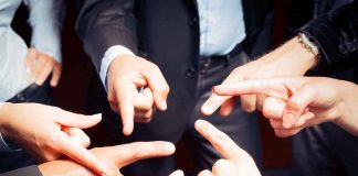 Democrat Accused Of Disgusting Actions — His Own Side CLEARED Him Group of hands pointing fingers at each other